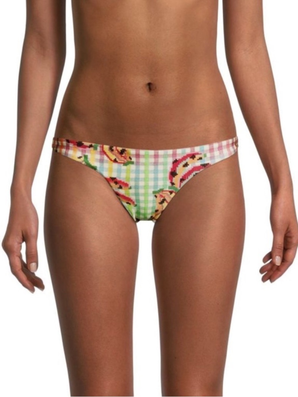🌻NEW w/tags FARM RIO Banana Vichy Bikini Bottom Size XS
